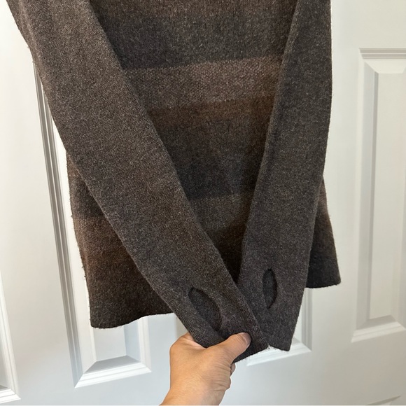 Nicholas K For Free People Pull Haze Sweater / Jacket Collar Brown Large - Picture 5 of 6